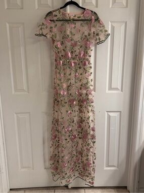 Lularoe Deanne II embroidered dress